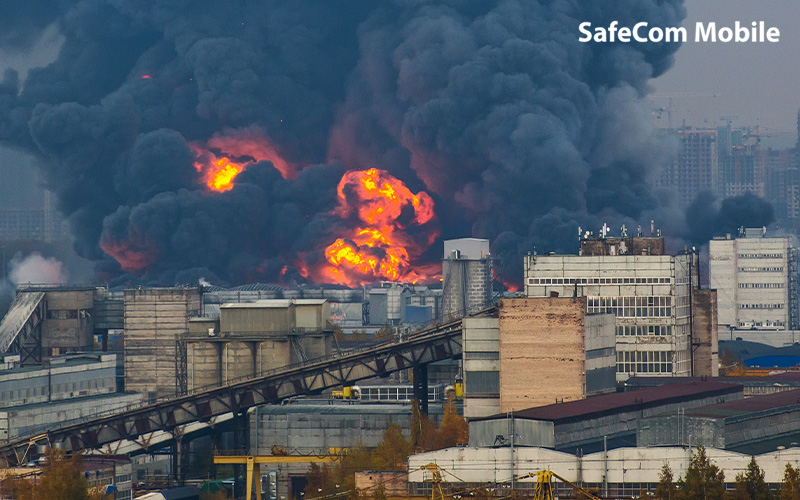 Explosion In Industry