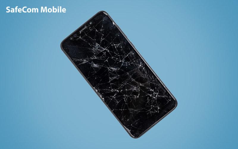 Phone With Cracked Screen